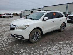 Flood-damaged cars for sale at auction: 2015 Acura MDX Technology