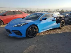 Salvage cars for sale at Houston, TX auction: 2024 Chevrolet Corvette Stingray 3LT