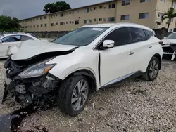 Salvage cars for sale at Opa Locka, FL auction: 2021 Nissan Murano SL