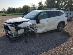 Vehiculos salvage en venta de Copart Central Square, NY: 2021 Toyota Highlander Hybrid Platinum