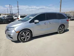 Salvage cars for sale at Los Angeles, CA auction: 2018 Honda Odyssey Elite