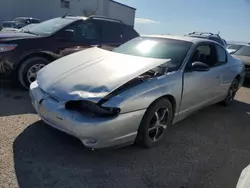 Chevrolet Montecarlo salvage cars for sale: 2002 Chevrolet Monte Carlo LS