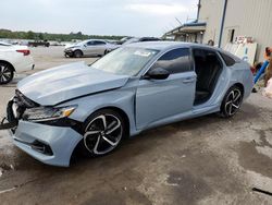 Salvage cars for sale at Memphis, TN auction: 2021 Honda Accord Sport SE