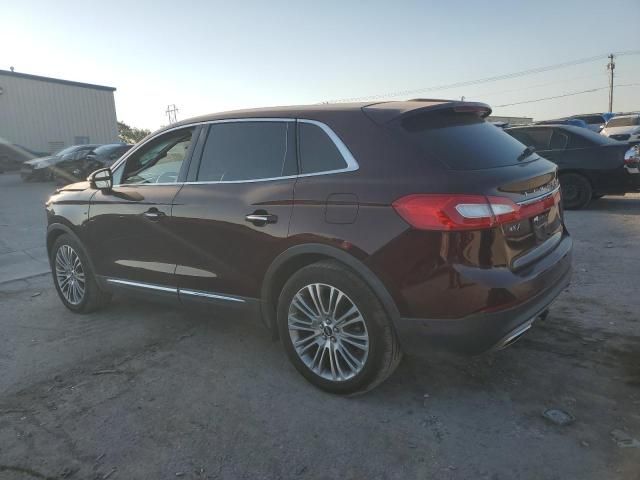 2018 Lincoln MKX Reserve