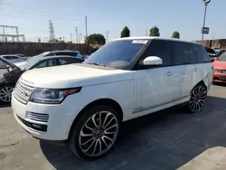 Land Rover salvage cars for sale: 2017 Land Rover Range Rover Supercharged