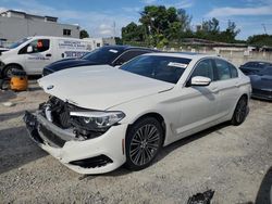 Salvage cars for sale at Opa Locka, FL auction: 2019 BMW 530 I