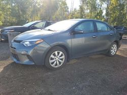 Carros salvage sin ofertas aún a la venta en subasta: 2016 Toyota Corolla L