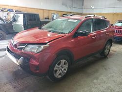 Salvage cars for sale at Kincheloe, MI auction: 2015 Toyota Rav4 LE