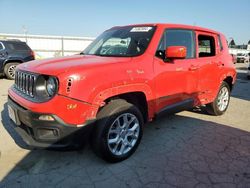 Salvage cars for sale at Dyer, IN auction: 2018 Jeep Renegade Latitude