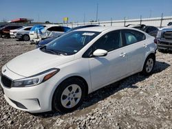 Salvage cars for sale at Cahokia Heights, IL auction: 2017 KIA Forte LX