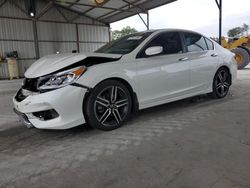 Salvage cars for sale at Cartersville, GA auction: 2017 Honda Accord Sport Special Edition