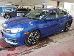 Salvage cars for sale at Angola, NY auction: 2018 Honda Civic EX