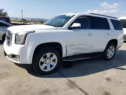 Salvage cars for sale at Van Nuys, CA auction: 2017 GMC Yukon SLE