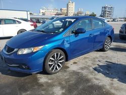 Salvage cars for sale from Copart New Orleans, LA: 2014 Honda Civic EXL