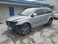 Salvage cars for sale from Copart Fort Pierce, FL: 2015 Dodge Journey Crossroad