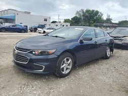 Chevrolet salvage cars for sale: 2018 Chevrolet Malibu LS