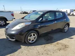 Salvage cars for sale at Vallejo, CA auction: 2012 Nissan Leaf SV