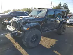 Salvage cars for sale at Denver, CO auction: 2022 Jeep Wrangler Unlimited Rubicon 392