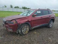 Salvage cars for sale at Houston, TX auction: 2019 Jeep Cherokee Latitude Plus