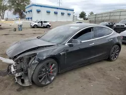 Salvage cars for sale at Albuquerque, NM auction: 2020 Tesla Model 3