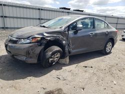 Salvage cars for sale at Fredericksburg, VA auction: 2012 Honda Civic LX