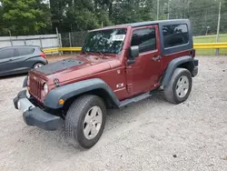 Salvage cars for sale at Greenwell Springs, LA auction: 2008 Jeep Wrangler X