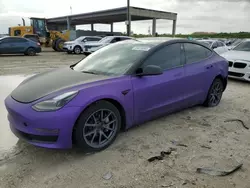 Salvage cars for sale at West Palm Beach, FL auction: 2023 Tesla Model 3