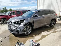 Salvage cars for sale at Lawrenceburg, KY auction: 2017 Toyota Highlander Limited