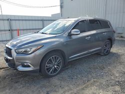 Salvage cars for sale at Jacksonville, FL auction: 2016 Infiniti QX60