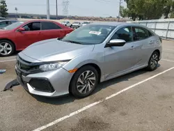 Salvage cars for sale at Rancho Cucamonga, CA auction: 2018 Honda Civic LX