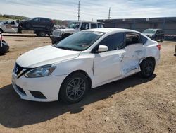 Salvage cars for sale at Colorado Springs, CO auction: 2017 Nissan Sentra S