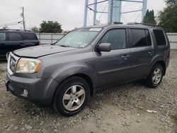 Salvage cars for sale at Windsor, NJ auction: 2011 Honda Pilot EX