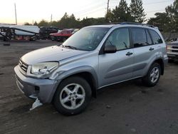 Salvage cars for sale at Denver, CO auction: 2002 Toyota Rav4