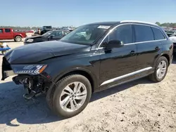 Salvage cars for sale at Houston, TX auction: 2024 Audi Q7 Premium Plus