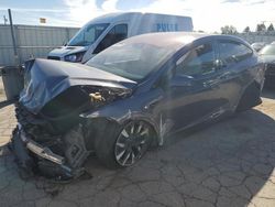 Salvage cars for sale at Dyer, IN auction: 2022 Tesla Model X