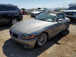 Salvage cars for sale at Tucson, AZ auction: 2003 BMW Z4 2.5