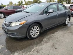 Carros salvage a la venta en subasta: 2012 Honda Civic EXL