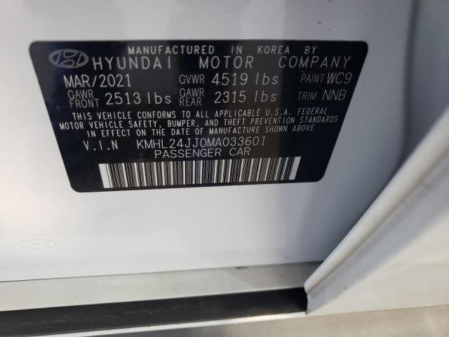 2021 Hyundai Sonata Hybrid