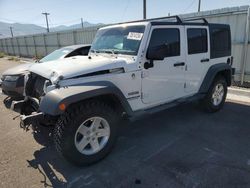 Salvage cars for sale at Magna, UT auction: 2015 Jeep Wrangler Unlimited Sport