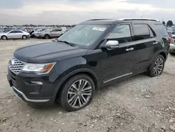 Salvage cars for sale at Sikeston, MO auction: 2018 Ford Explorer Platinum