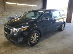 Salvage cars for sale at Angola, NY auction: 2016 KIA Sedona LX