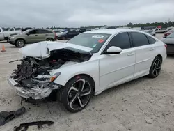 Salvage cars for sale at Houston, TX auction: 2020 Honda Accord Sport