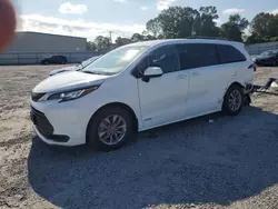 Salvage cars for sale at Gastonia, NC auction: 2021 Toyota Sienna LE