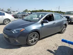 Salvage cars for sale at Indianapolis, IN auction: 2016 Toyota Corolla L