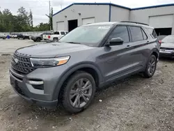 Salvage cars for sale at Savannah, GA auction: 2022 Ford Explorer XLT