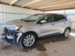 Salvage cars for sale at Andrews, TX auction: 2022 Ford Edge Titanium