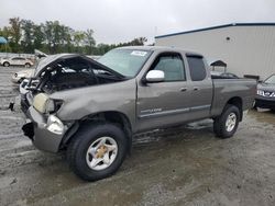 Salvage trucks for sale at Spartanburg, SC auction: 2005 Toyota Tundra Access Cab SR5