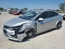 Salvage cars for sale at Kansas City, KS auction: 2017 Chevrolet Cruze LT