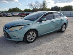 Salvage cars for sale at San Antonio, TX auction: 2012 Ford Focus SEL