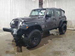 Jeep salvage cars for sale: 2016 Jeep Wrangler Unlimited Sport